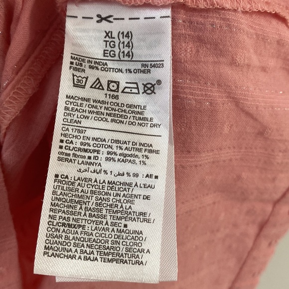 Lot of 2 Tops Girls Size XL - Picture 7 of 11